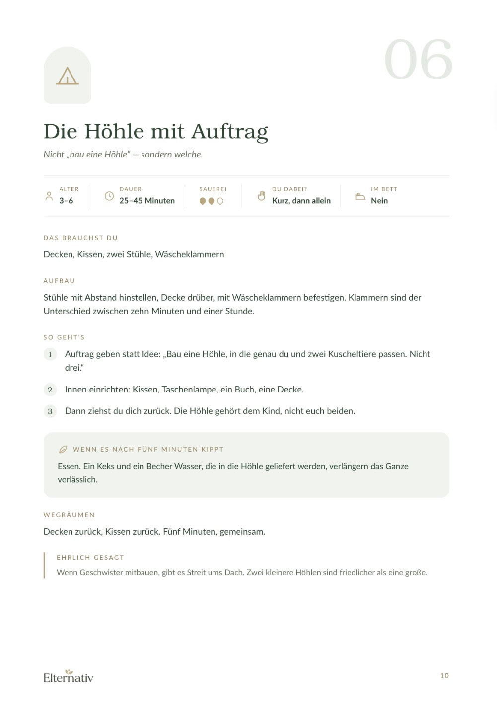 Beschäftigungsheft für Kinder von 3 bis 6