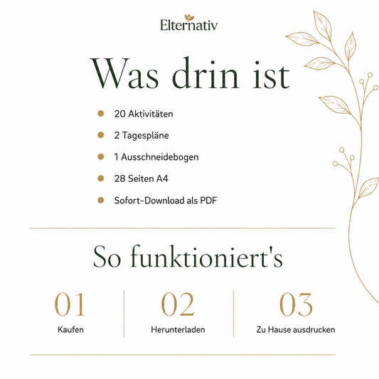 Beschäftigungsheft für Kinder von 3 bis 6